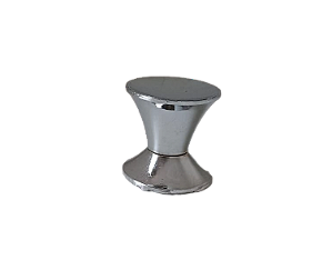 PUXADOR MODELO BOTÃO CÔNICO CR PARA PORTAS E GAVETAS DE MÓVEIS - 1344/2
