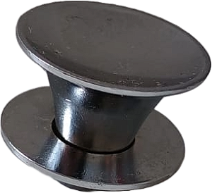 PUXADOR PARA PORTAS E GAVETAS DE ARMÁRIOS, BOTÃO CÔNICO (PINGO C/BASE) CR 1344/3