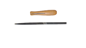 LIMA 8" TRIANGULAR DUPLA COM CABO - KX 8"