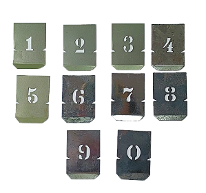 15 - CHAPA PARA PINTAR ALGARISMO