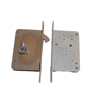 KIT FECHADURAS  BICO DE PAPAGAIO LAFONTE PARA PORTA DE CORRER COM 2 FOLHAS 2 F LC