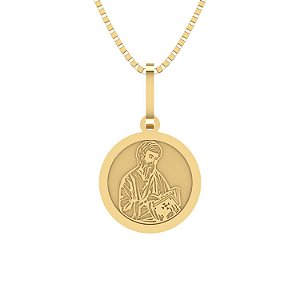 Pingente São Mateus 1CM Ouro 18k