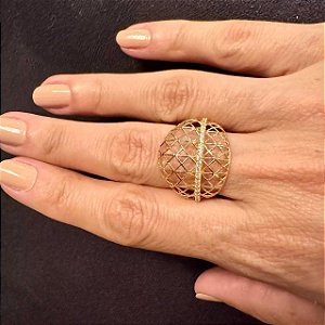 Anel Mundi Ouro 18k