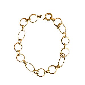 Pulseira Cynthia Elo português Ouro 18k