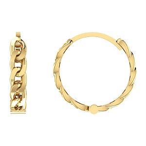 Brinco Urban Chic G Ouro 18k