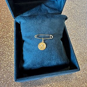 Alfinete com Medalha Anjinho