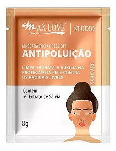 Mascara Fácial anti poluição Max Love 8 gr