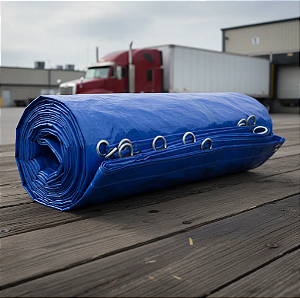 LONIL RESISTENTE DUPLA CAMADA 6X4 AZUL