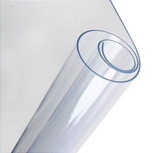 PLASTICO CRISTAL TRANSPARENTE PVC  0,60 MM - 1.00 m x 1.40 m