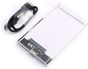 Case HD externo transparente - USB
