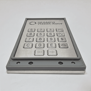 TECLADO ACO INOX DE PREDET