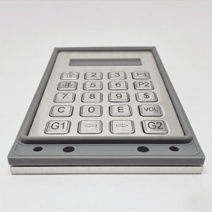 TECLADO DE ACO INOX GERENCIAL
