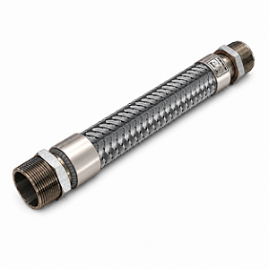 TUBO METALICO FLEXIVEL 1.1/2" MF X 1.1/2" MG INOX C/ ORING