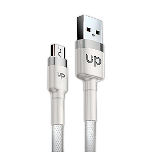 Cabo Micro USB / USB - Branco