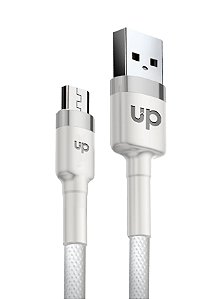 Cabo Micro USB / USB - Branco