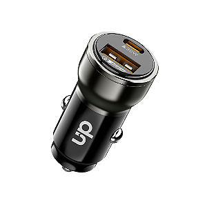 Carregador Veicular USB-A e USB-C 30W UP Electronics