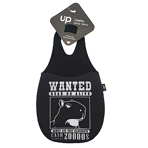 Lixeira para Carro Neoprene Capivara Wanted UP Electronics