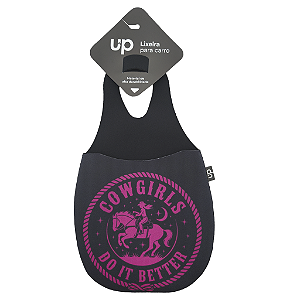 Lixeira para Carro Neoprene Cowgirls UP Electronics