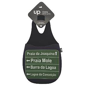 Lixeira para Carro Neoprene Praias UP Electronics