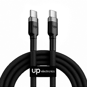 Cabo USB-C para USB-C 2metros 60W UP Electronics