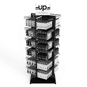 Display de Chão Giratório Personalizado UP Electronics