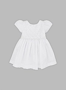 VESTIDO INFANTIL COM PÉROLAS NA CINTURA