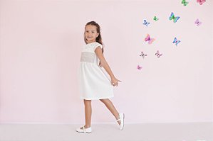 VESTIDO INFANTIL BORDADO GOLA