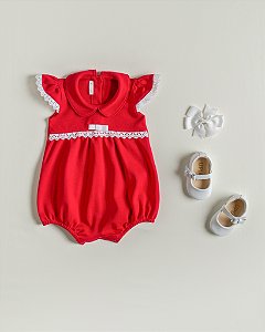 Macacão curto guipir