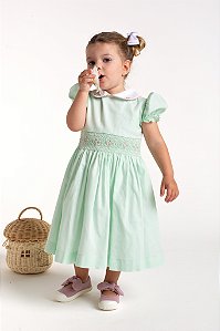Vestido casinha com bordado
