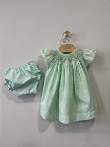 Vestido palinha flores