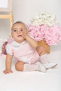 Romper coelho pompom