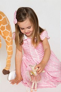 VESTIDO POÁ COM CASINHA DE ABELHAS