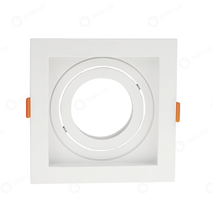 SPOT RECUADO PAR20 QUADRADO BRANCO + SOQUETE E27