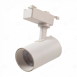 SPOT LED PARA TRILHO BRANCO - 10W - BRANCO FRIO