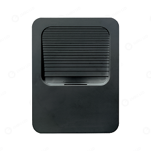 BALIZADOR DE PAREDE SOBREPOR 4X2  PRETO IP65