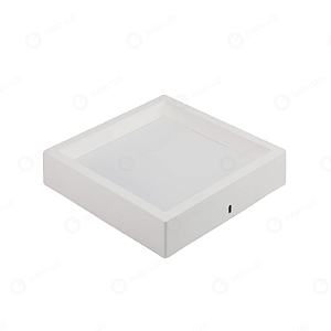 PAINEL DE SOBREPOR LED RECUADO QUADRADO 24W - BRANCO QUENTE