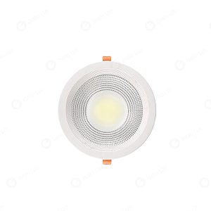 LUMINÁRIA DOWNLIGHT COB DE EMBUTIR - 15W - BRANCO QUENTE