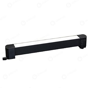 LUMINÁRIA SLIM DIFUSA PARA TRILHO - PRETO - 20W - BRANCO QUENTE