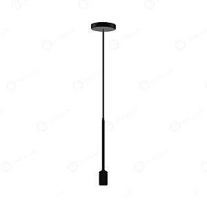 PENDENTE RETRÔ PRETO 1 SOQUETE E27 (EMBALAGEM COM 2 PEÇAS)