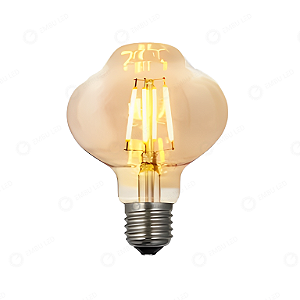 LÂMPADA LED FILAMENTO BR85 E27 - 4W - ÂMBAR