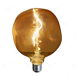LÂMPADA LED FILAMENTO S125 E27 - 4W - ÂMBAR
