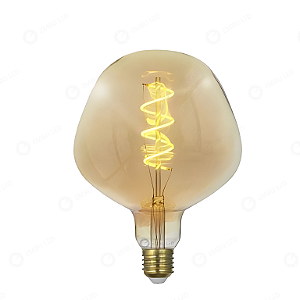 LÂMPADA LED FILAMENTO P130 E27 - 4W - ÂMBAR