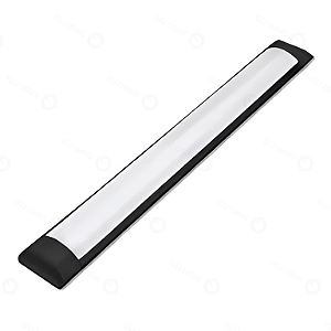 LUMINÁRIA LINEAR DE SOBREPOR LED SLIM - PRETO - 18W - BRANCO NEUTRO - 7,5X60CM