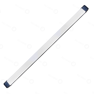 LUMINÁRIA LINEAR DE SOBREPOR LED SLIM PREMIUM - PRETO - 54W - BRANCO NEUTRO - 7,5X120CM