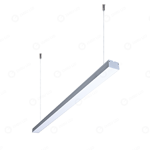 LUMINÁRIA SLIM PENDENTE LED OFFICE ALUMÍNIO BRANCO 30W - BRANCO QUENTE
