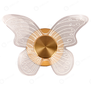 ARANDELA ACRÍLICO BUTTERFLY 3W