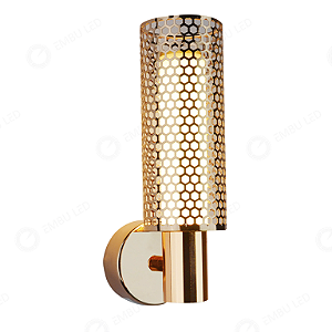 ARANDELA PRISMA ROSÊ GOLD 12W - BRANCO QUENTE