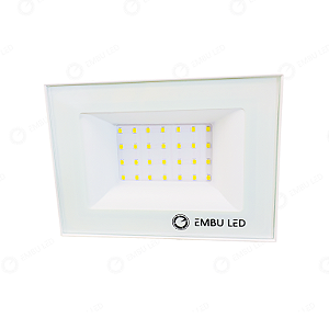 REFLETOR ECO SMD SLIM BRANCO 50W 6000K IP66