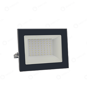 REFLETOR ECO SMD SLIM PRETO 100W 3000K IP66