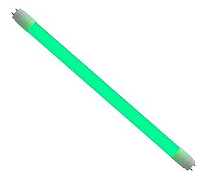 TUBULAR LED T8 120CM VIDRO COLORIDA 18W - VERDE - CAIXA COM 25 UNIDADES